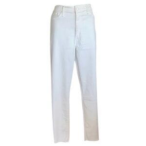 Joe's Jeans Women's, 31, White EUC High-Rise Straight Leg Denim euc